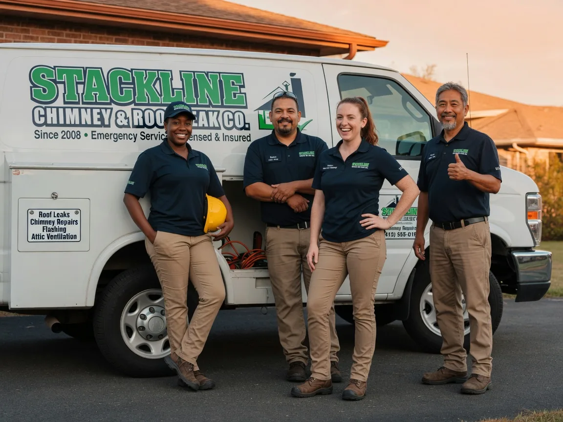 Chimney flashing repair company in Parker, WA